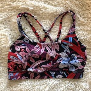 Lululemon Energy Bra | Floral Print | Size 6